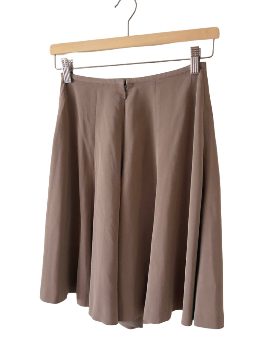 NORMA KAMALI gray brige culotte pants
