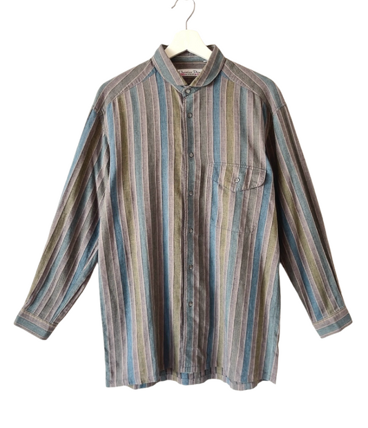 Christian Dior 80s vintage earth color shirt
