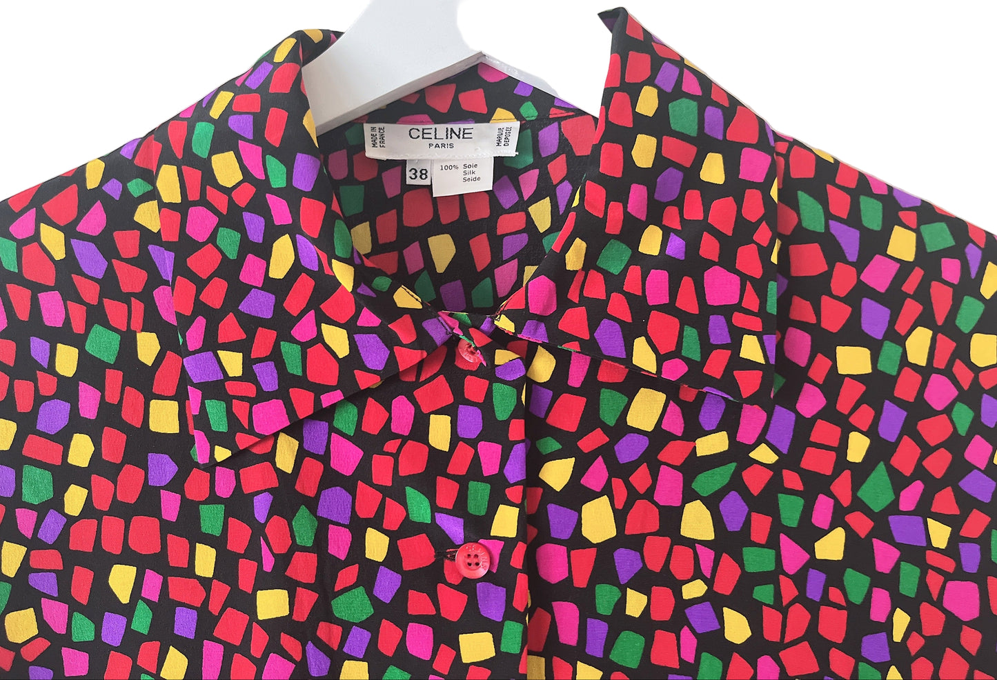 old Celine silk blouse