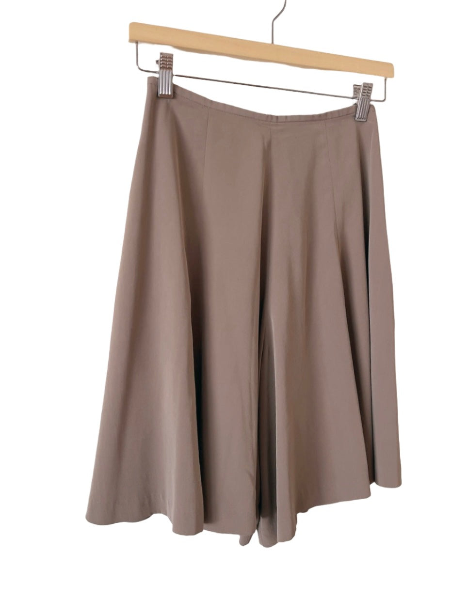 NORMA KAMALI gray brige culotte pants