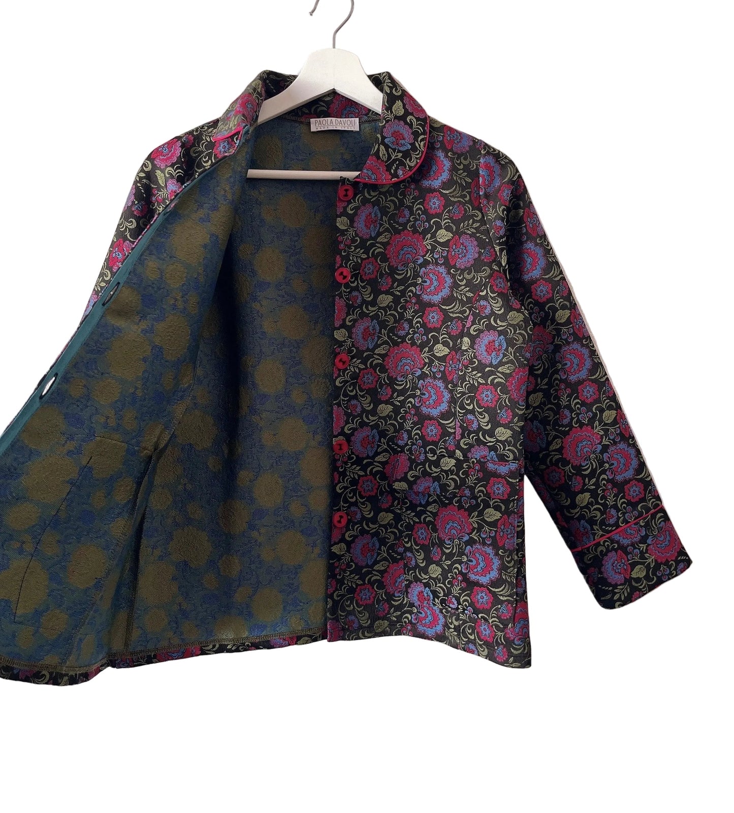 vintage jacquard jacket