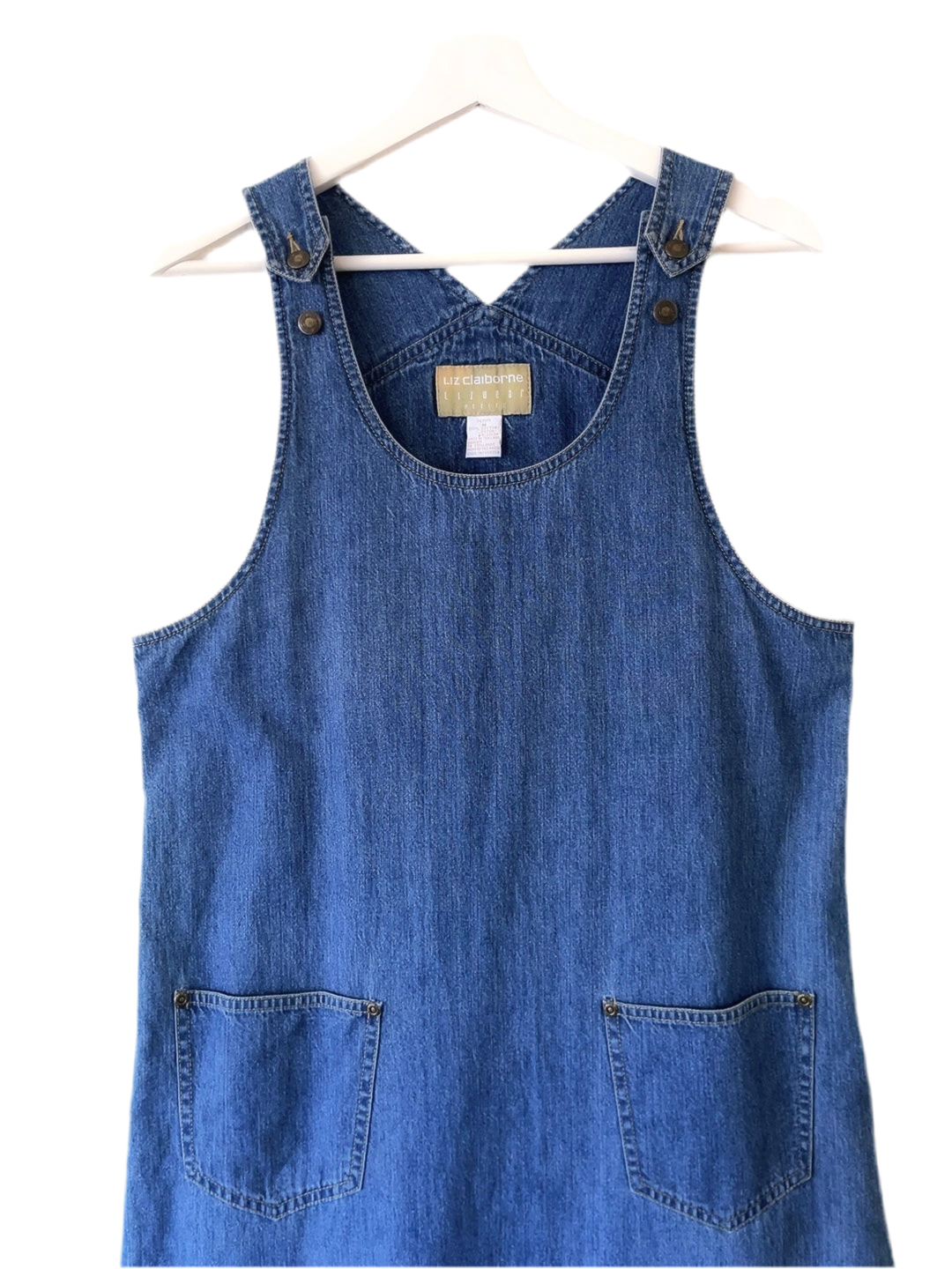 LIZ claiborne denim overall one piece