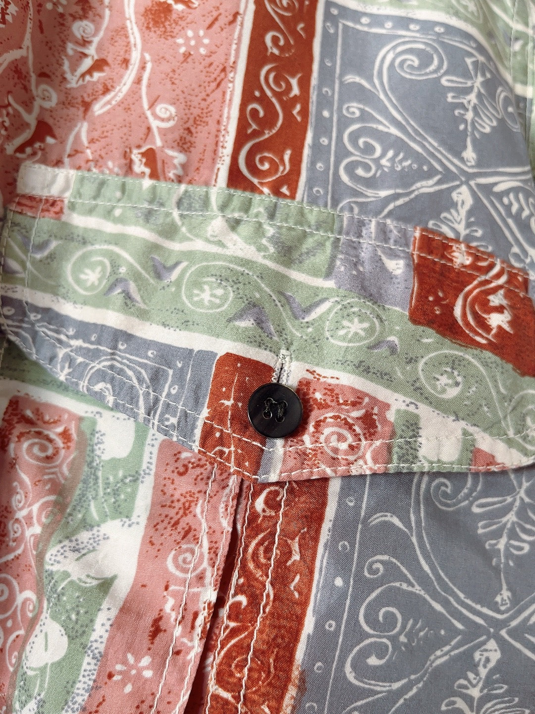 vintage silk pattern shirt