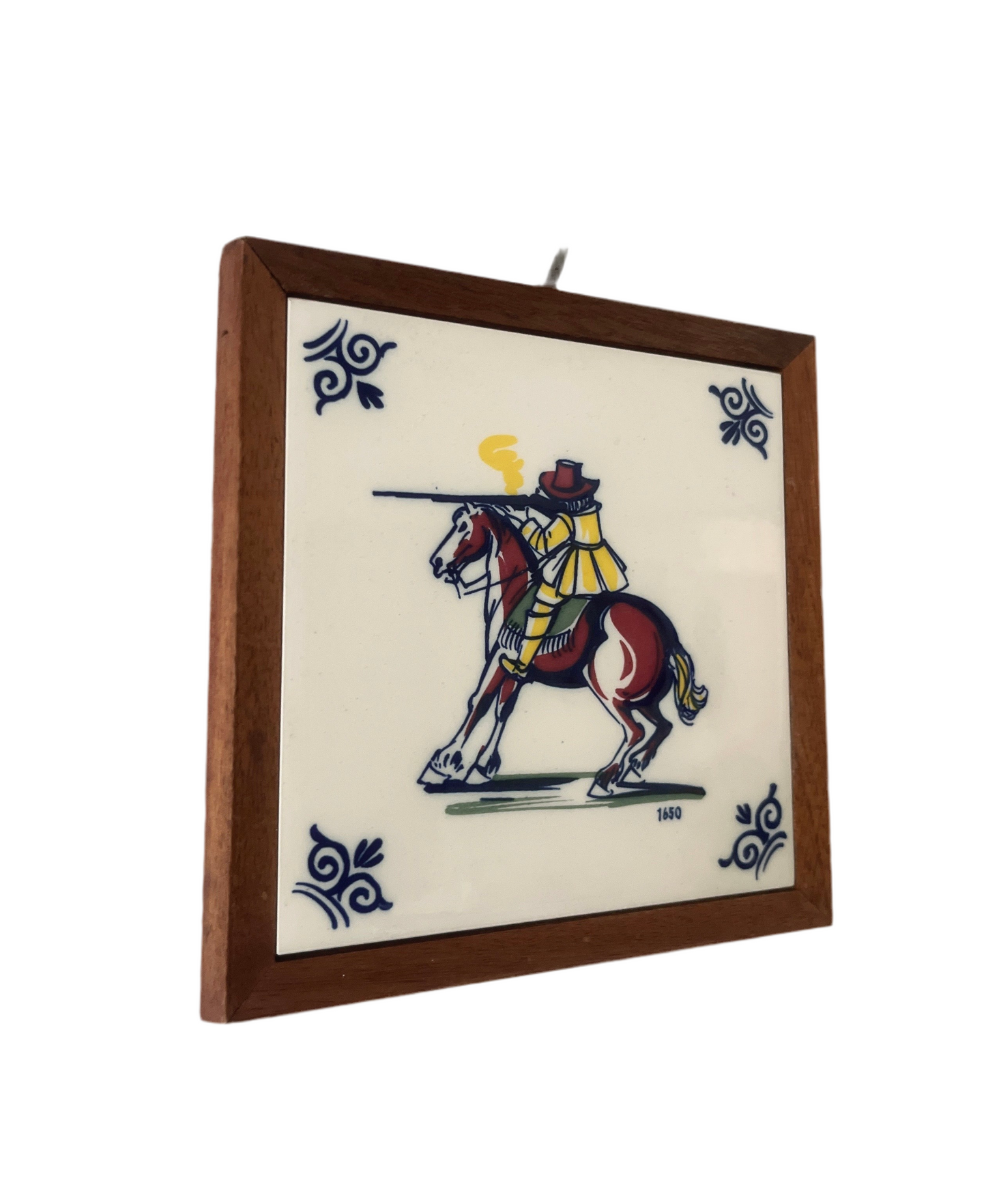 vintage ceramic tile frame