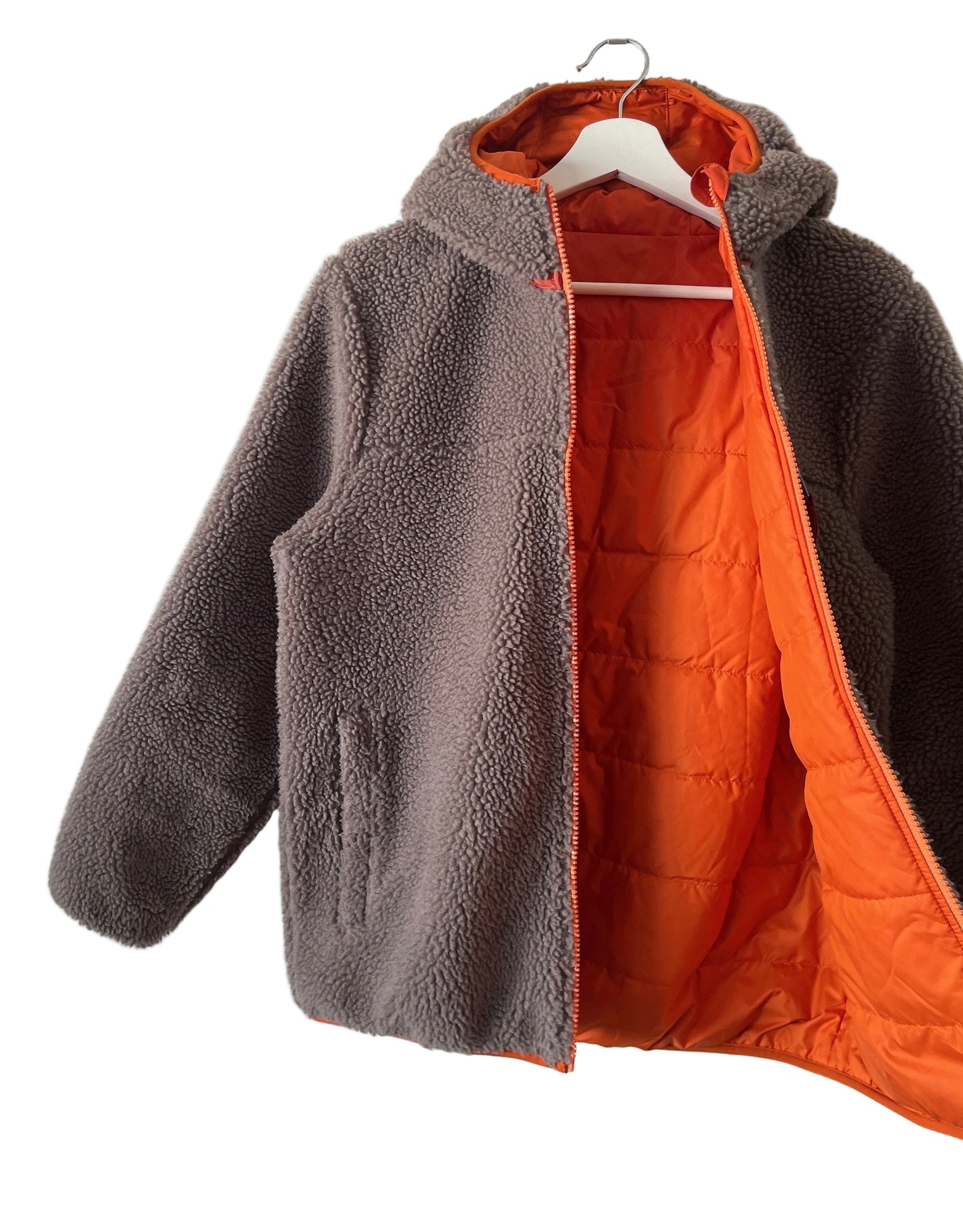 patagonia fleece reversible hoodie jacket