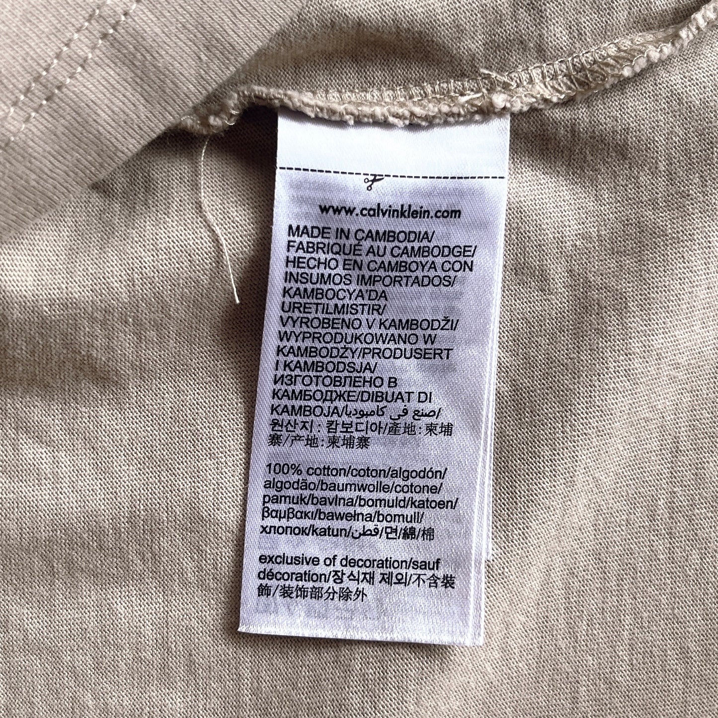 Calvin Klein jeans logo T-shirt
