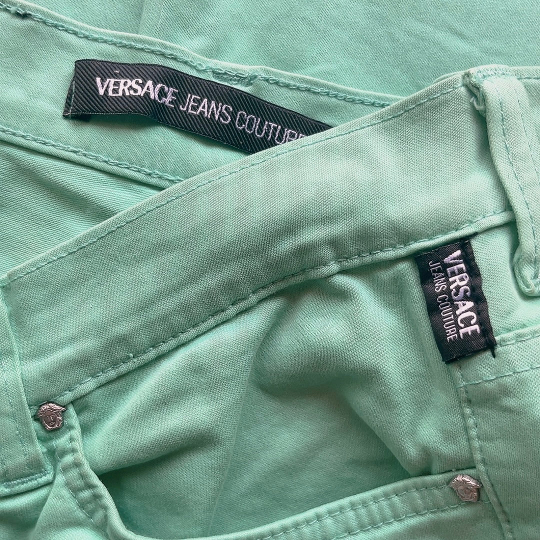 VERSACE JEANS COUTURE light green pants