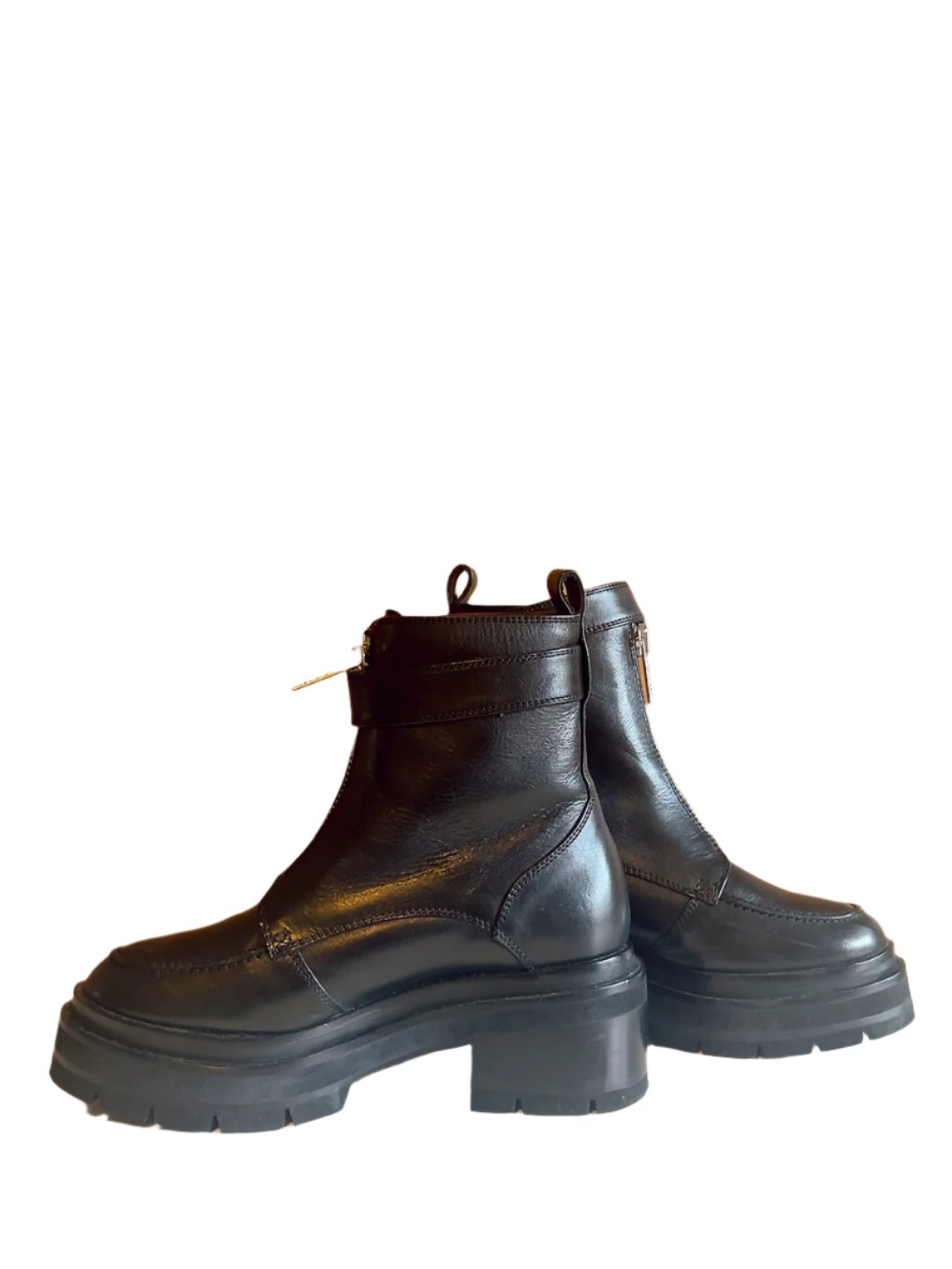 BRONX leather short boots