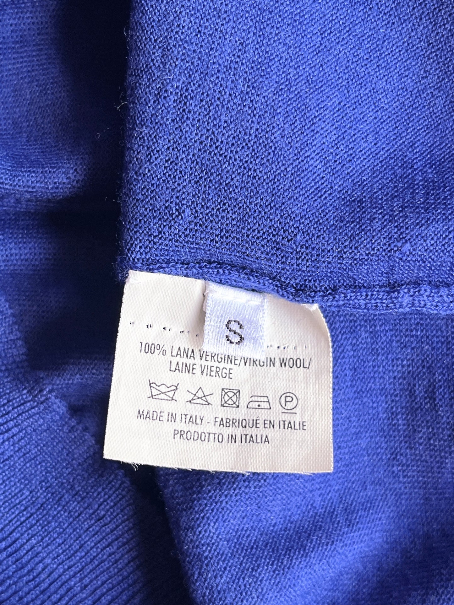 YSL - rive gauche blue knit