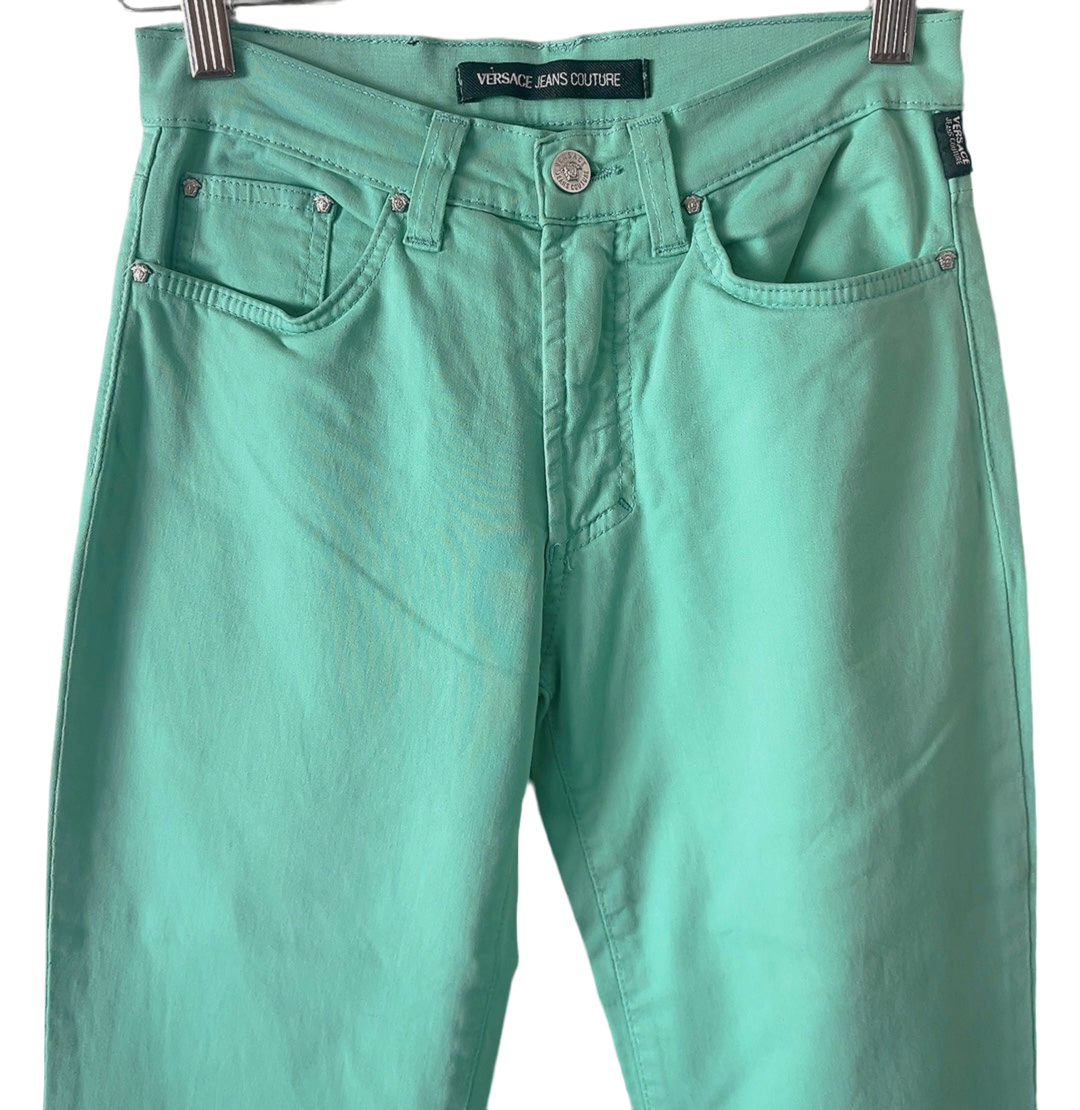 VERSACE JEANS COUTURE light green pants