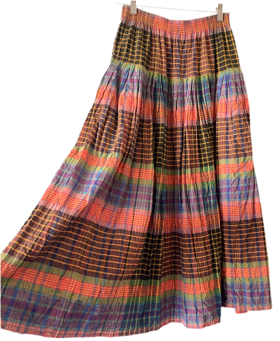 Liz sport cotton long flare skirt