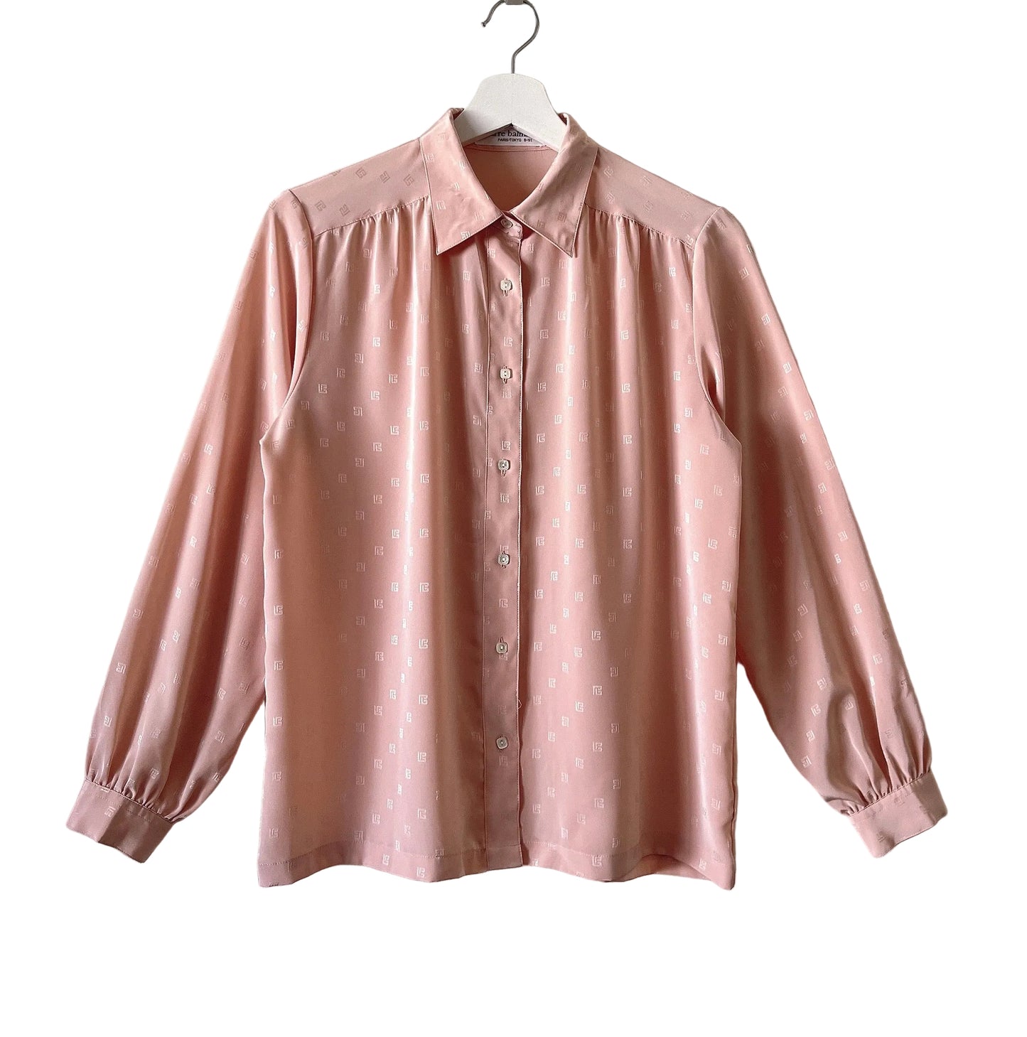 Pierre Balmain pink blouse