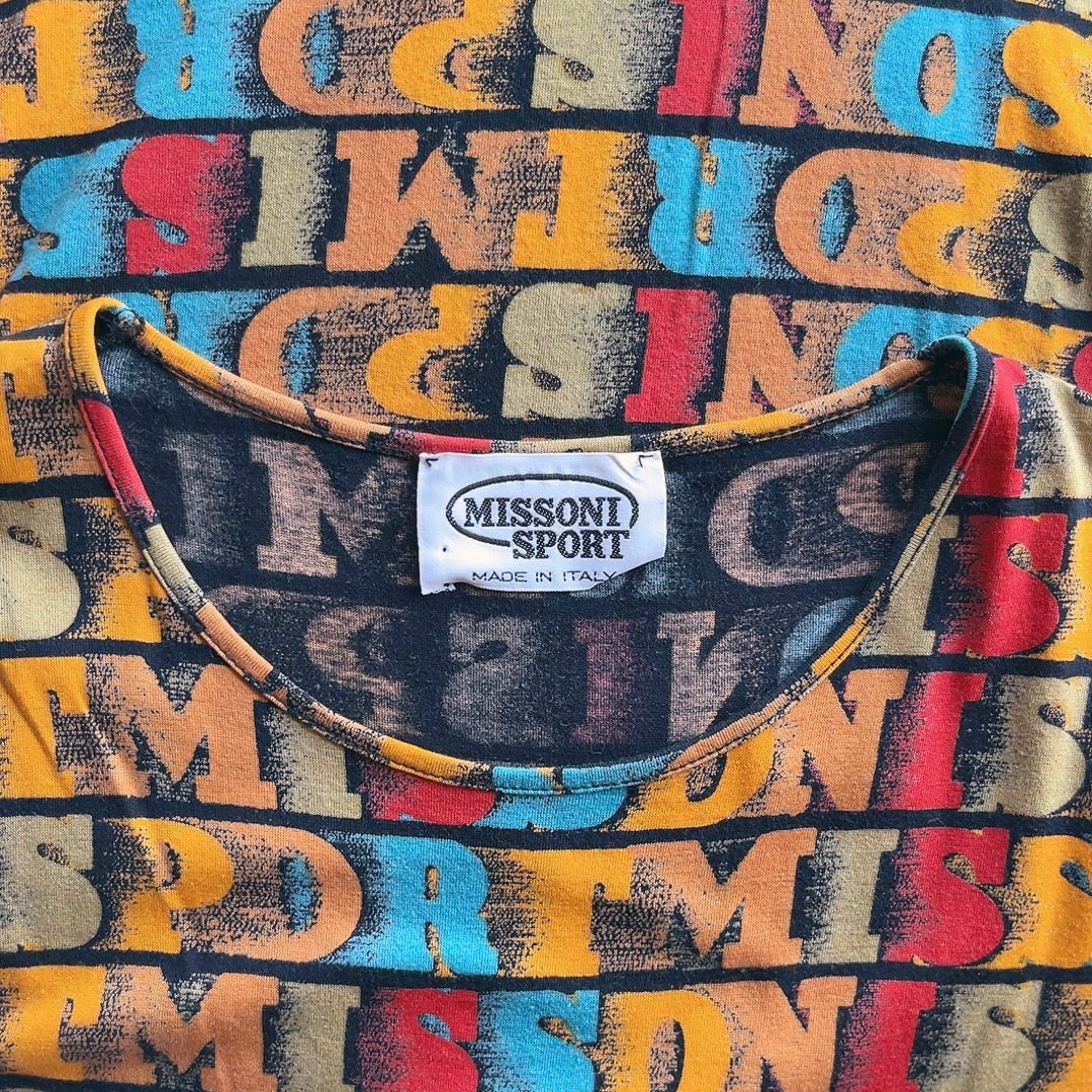 MISSONI sports vintage tank top