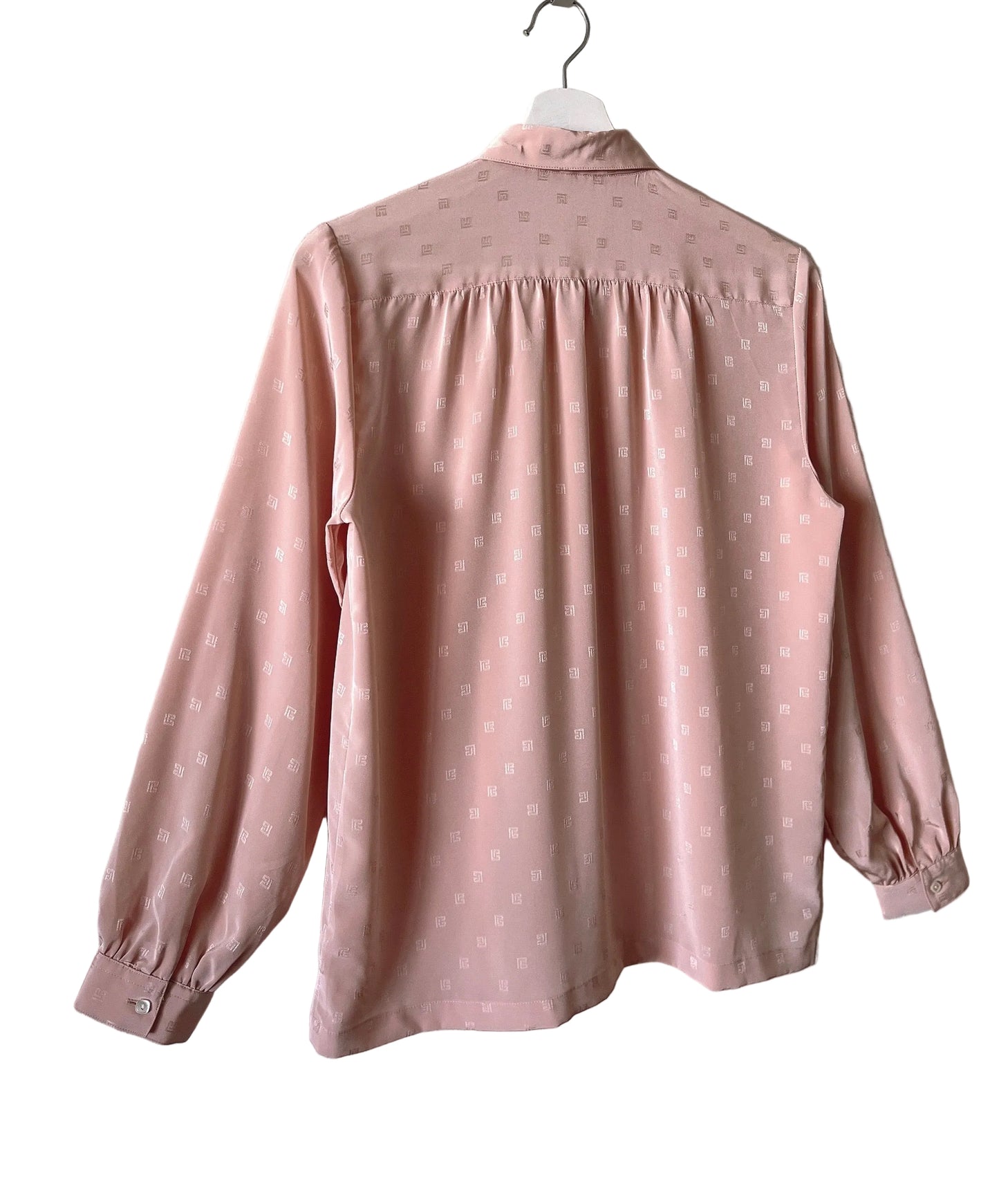 Pierre Balmain pink blouse