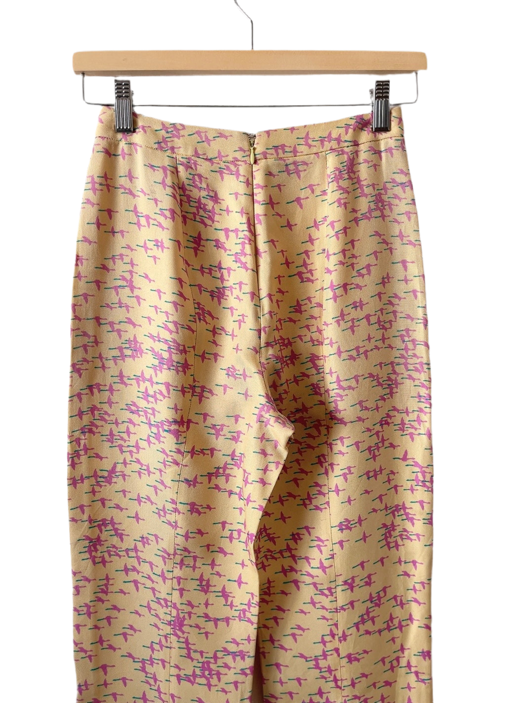 GIANNI VERSACE bird 鶴 motif vintage pants