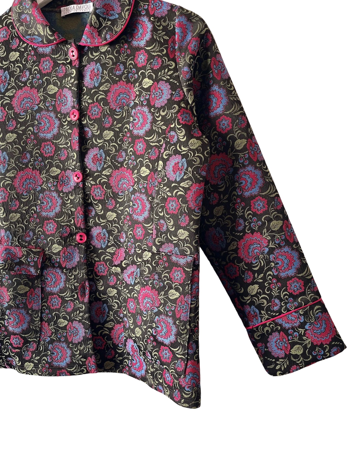 vintage jacquard jacket