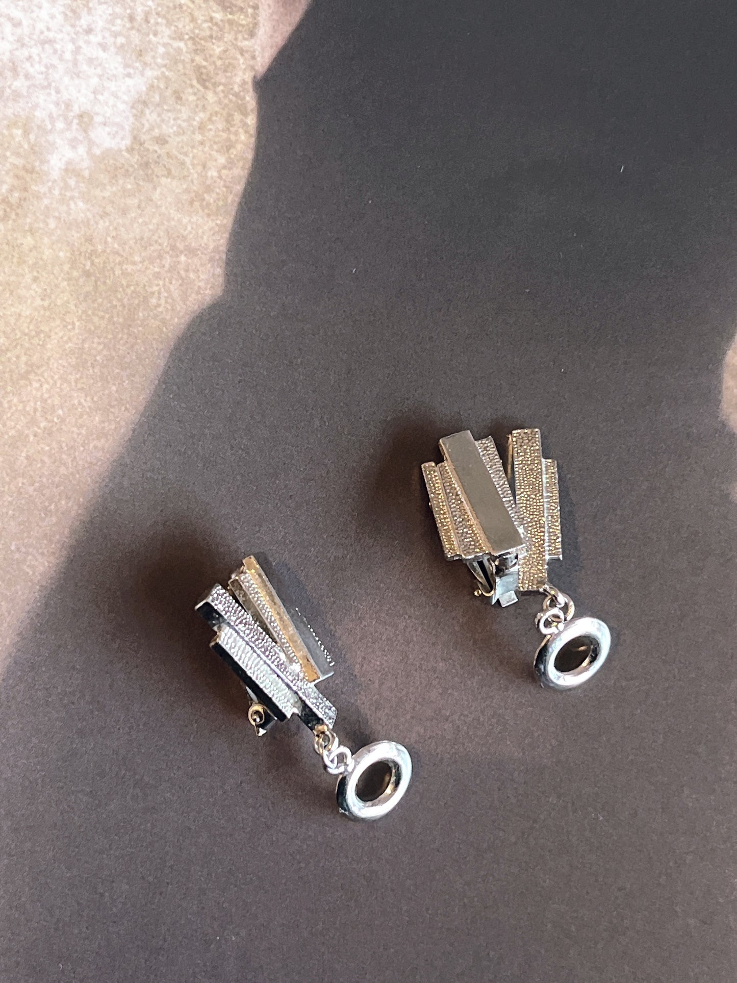 Paco Rabanne silver earrings