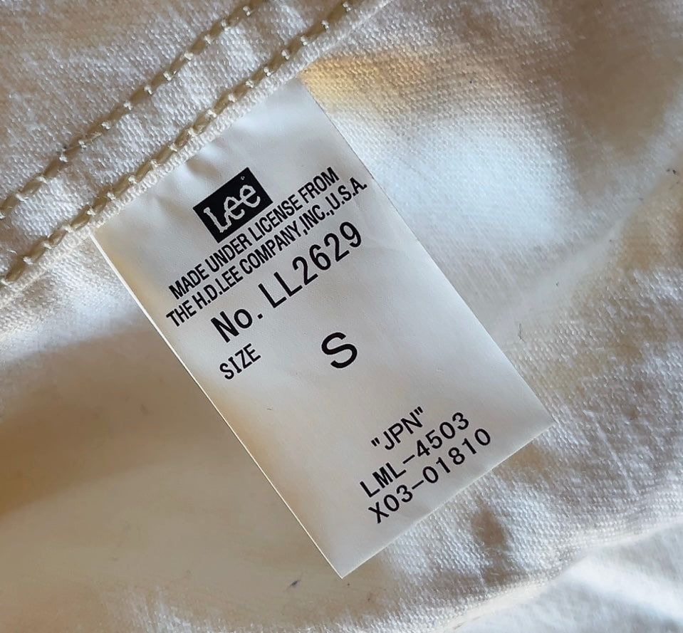 Lee vintage white riders denim jacket