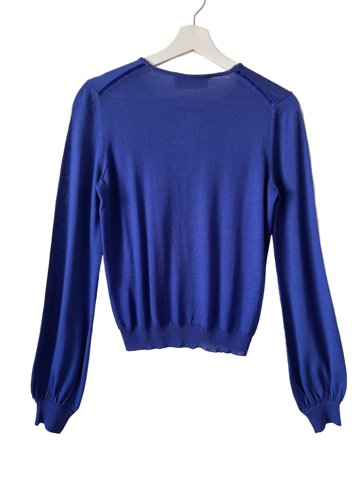 YSL - rive gauche blue knit