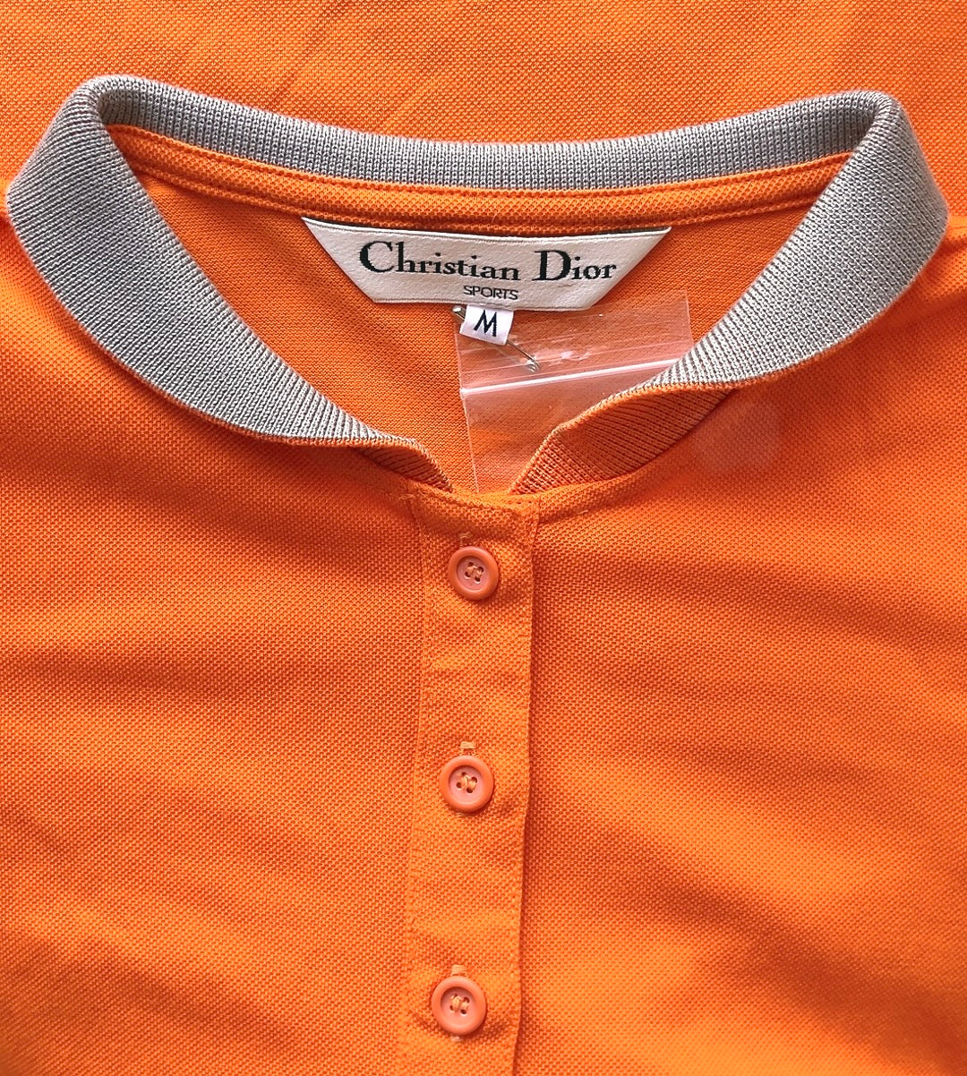 Christian Dior - sports orange polo shirt