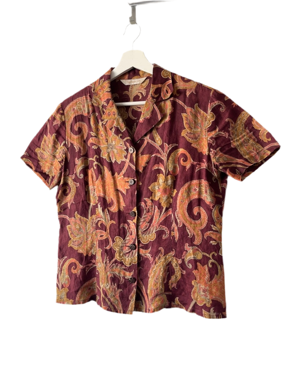 Burberrys 80s vintage linen shirt