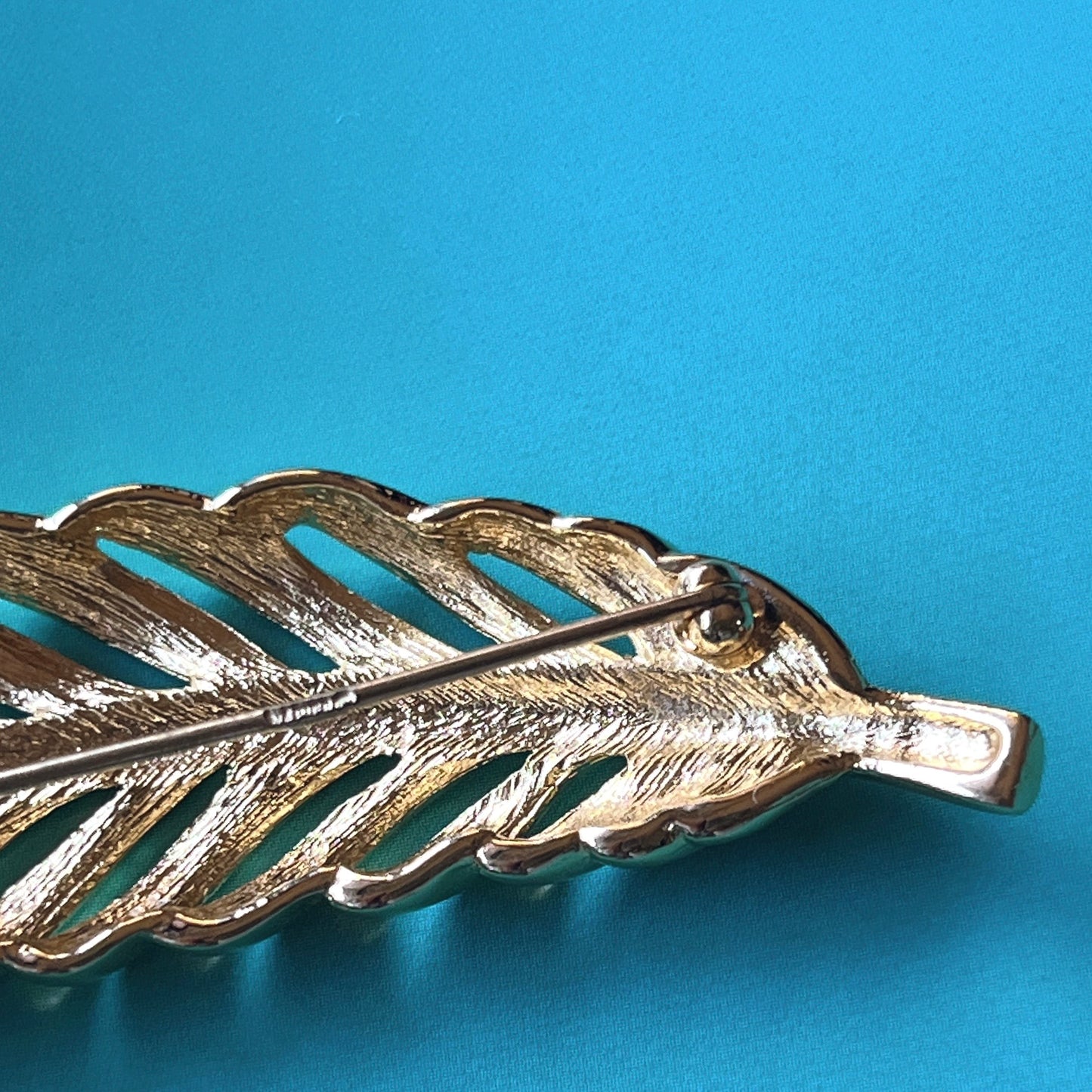 Napier vintage feather brooch