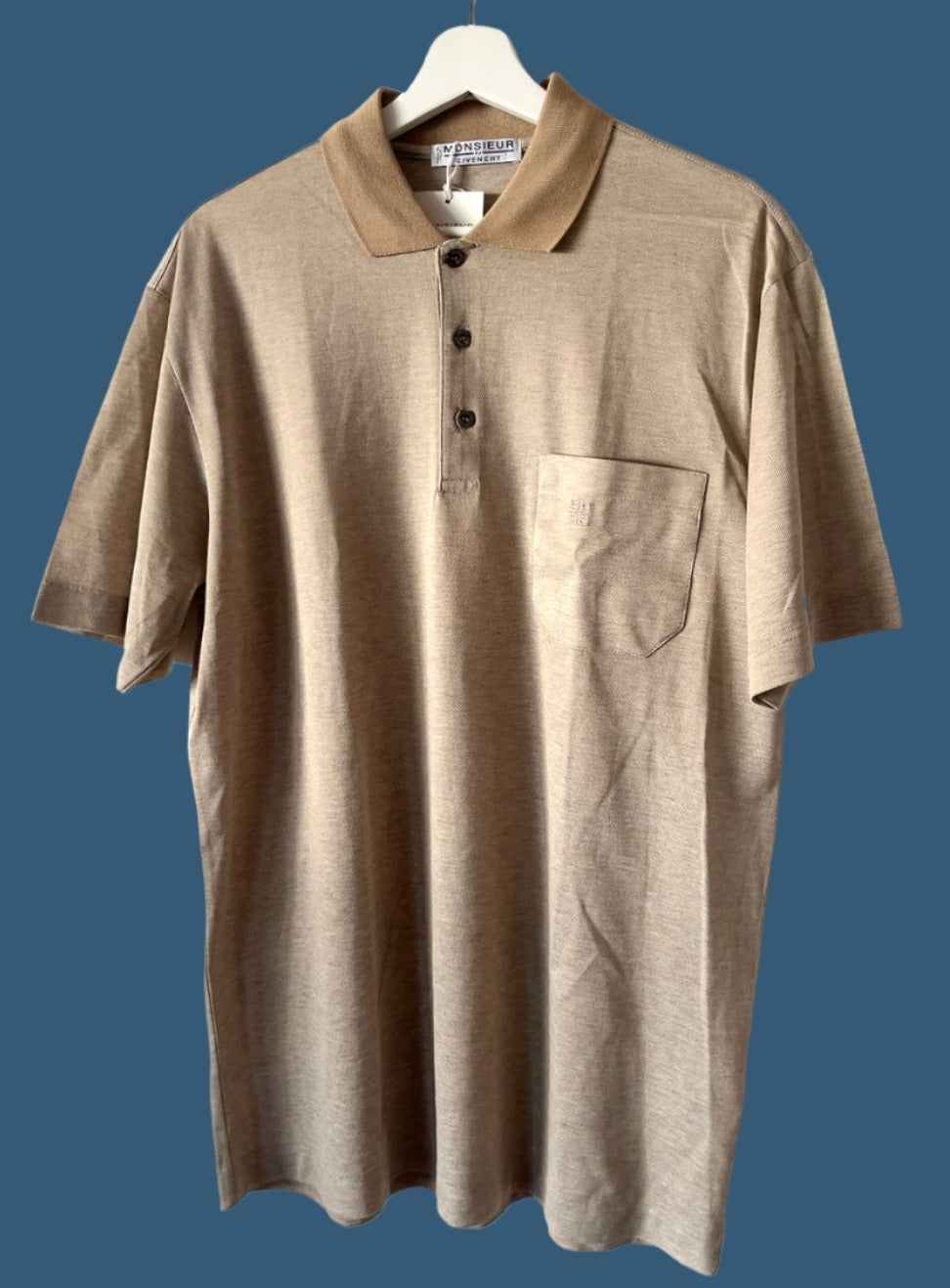 GIVENCHY 80s deadstock logo polo shirt