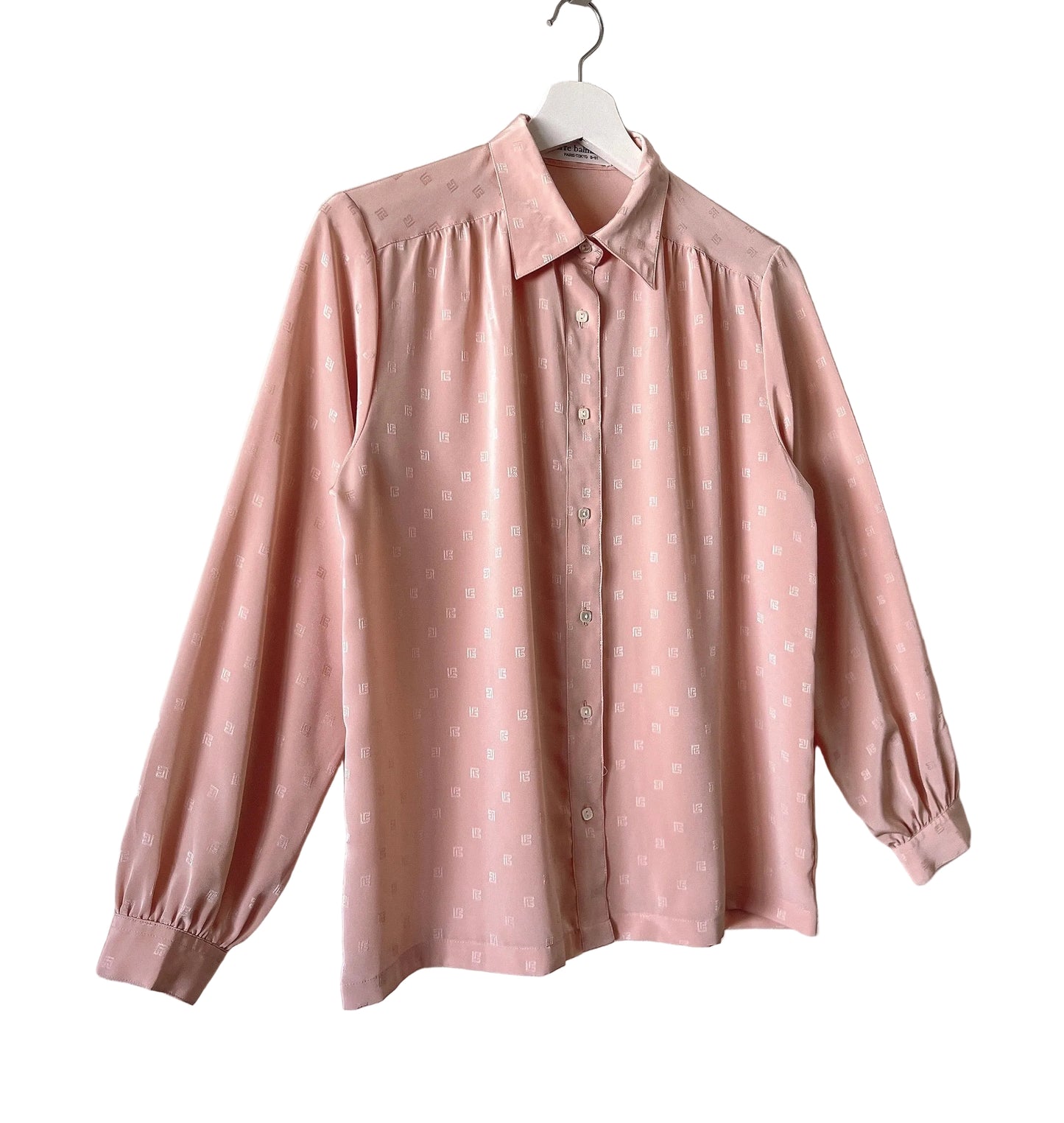 Pierre Balmain pink blouse