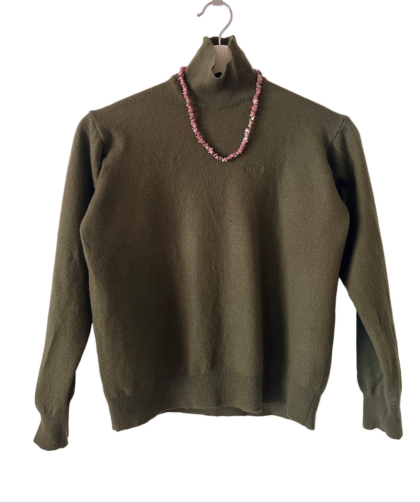 ARMANI COLLEZIONI khaki sweater