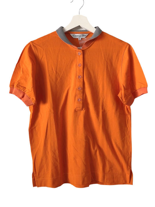 Christian Dior - sports orange polo shirt