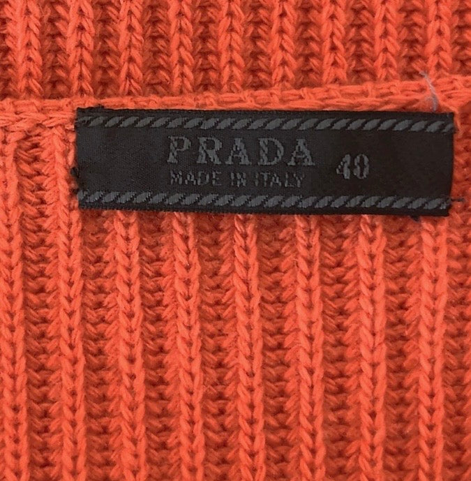 PRADA orange sweater