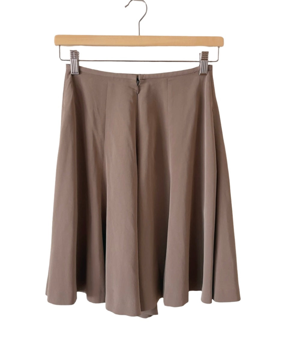 NORMA KAMALI gray brige culotte pants