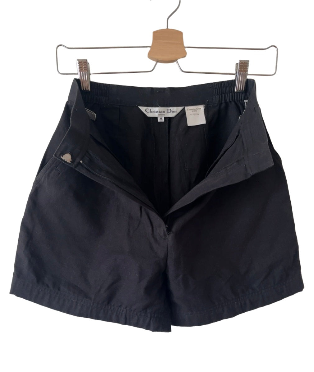 Christian Dior - sports 80s black shorts