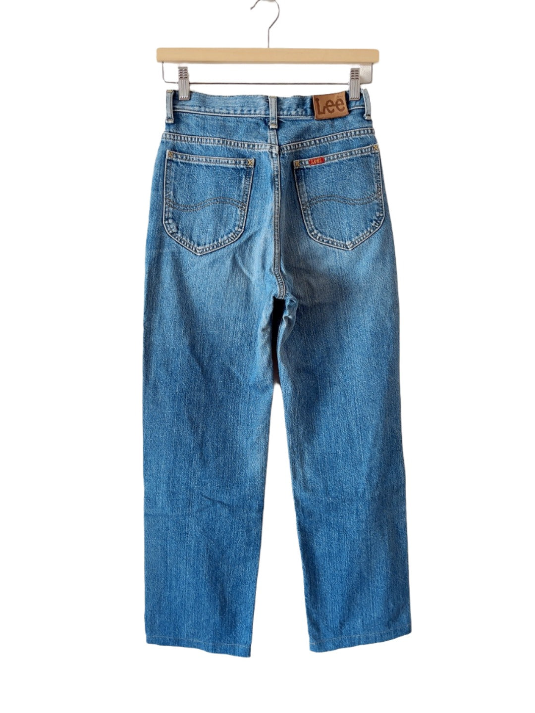 Lee × EDWIN 30×31 vintage blue jeans