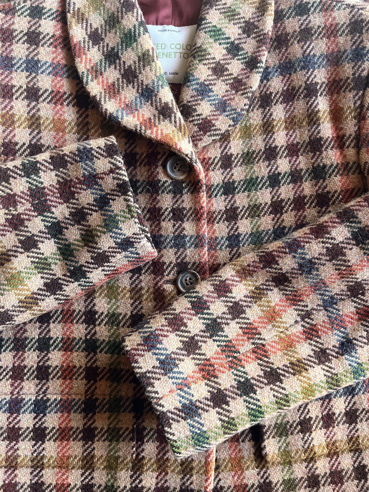 UNITED COLORS OF BENETTON tweed jacket