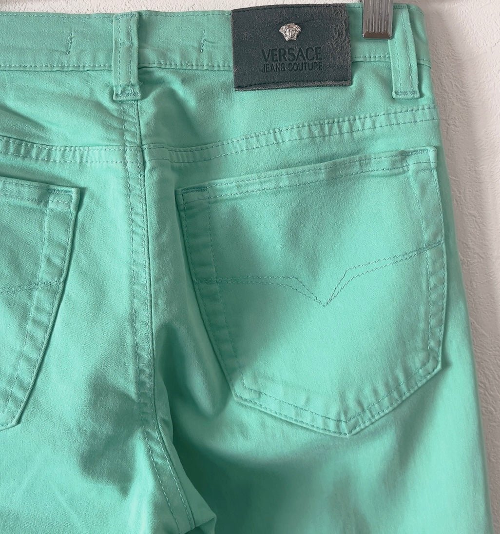 VERSACE JEANS COUTURE light green pants