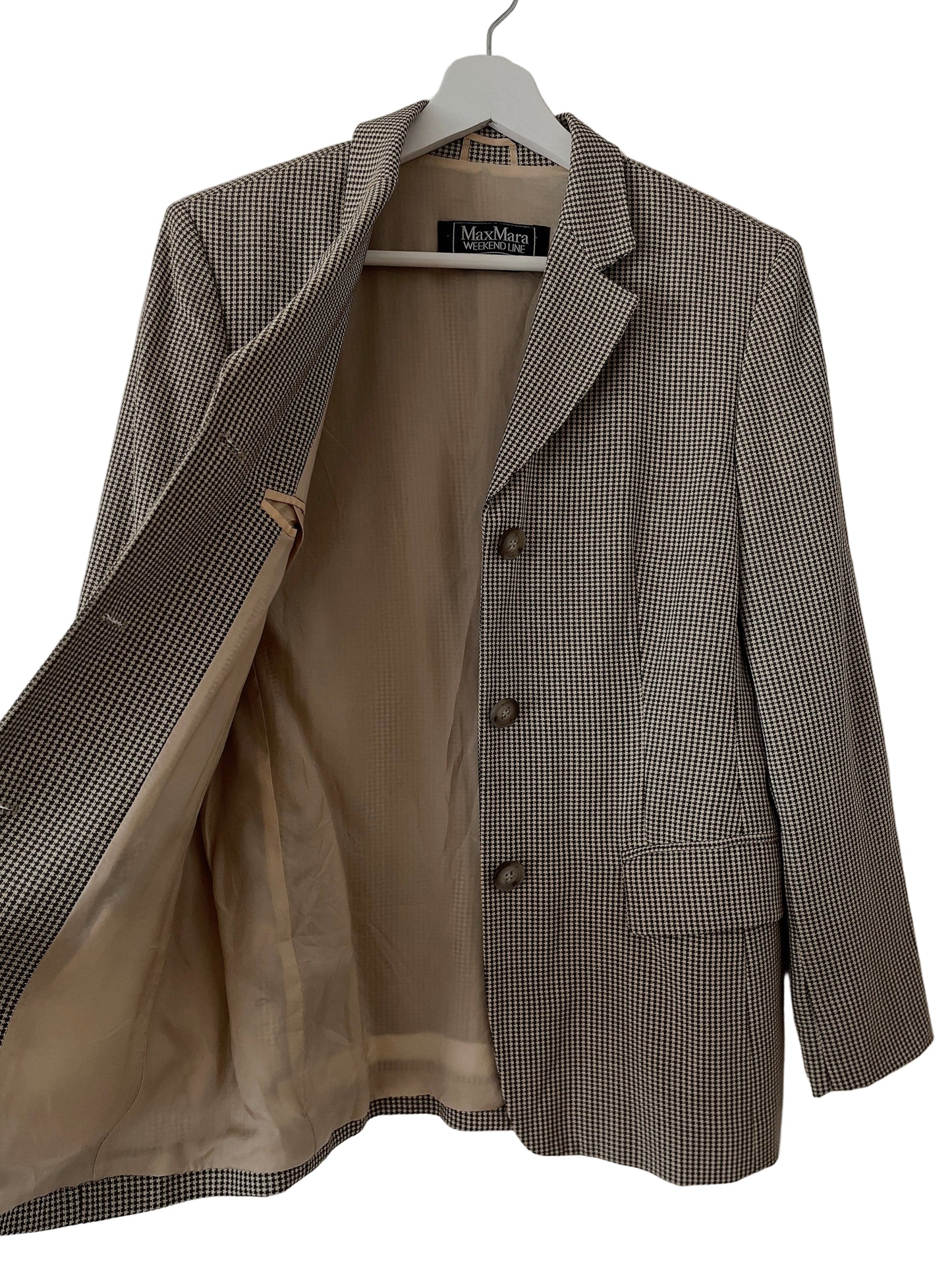 MaxMara WEEKEND LINE vintage glen check jacket