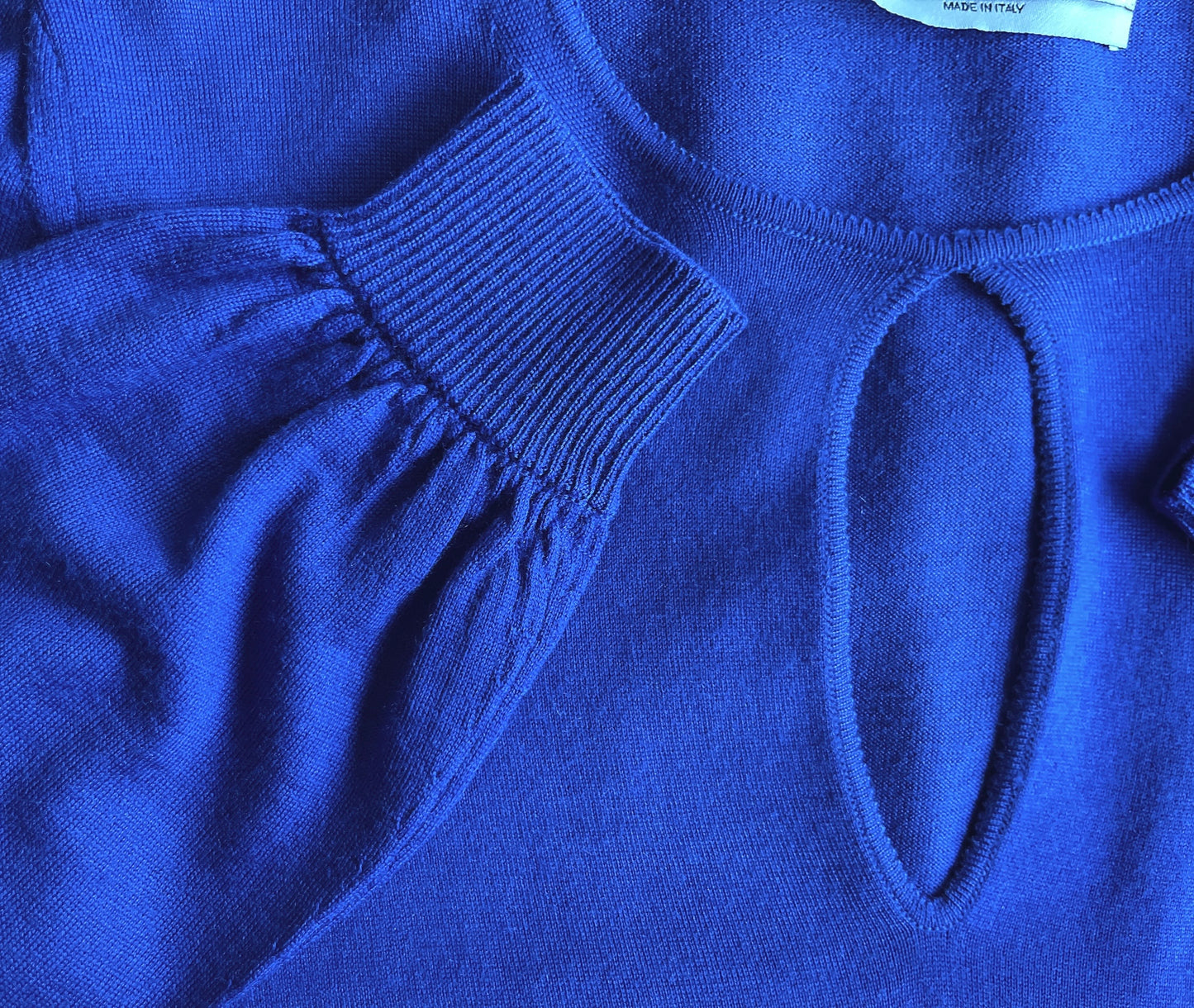 YSL - rive gauche blue knit