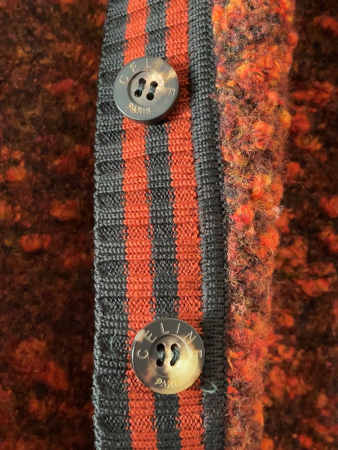 CELINE vintage knit blouson