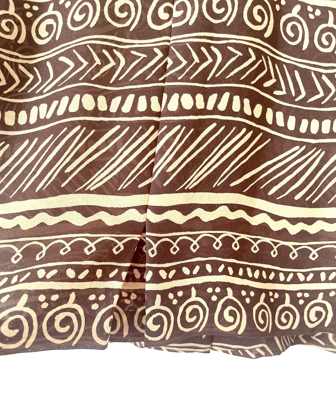 vintage see through pattern shirt