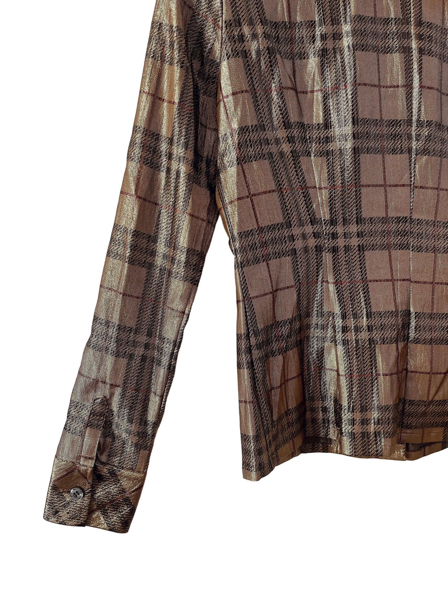 Burberrys golden check skirt