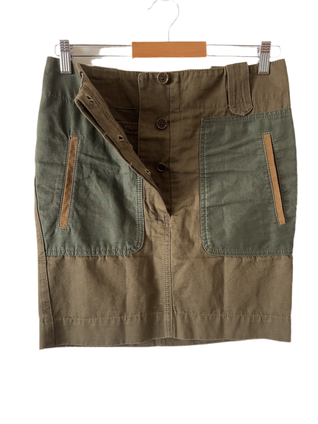 ISABEL MARANT khaki skirt