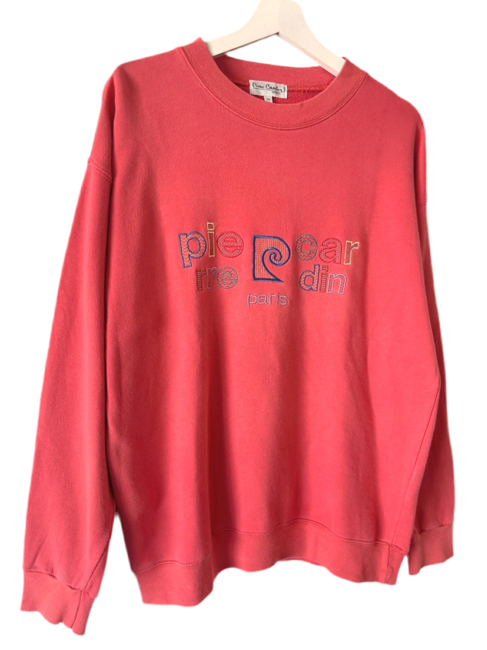 Pierre Cardin 80's embroidery sweatshirt