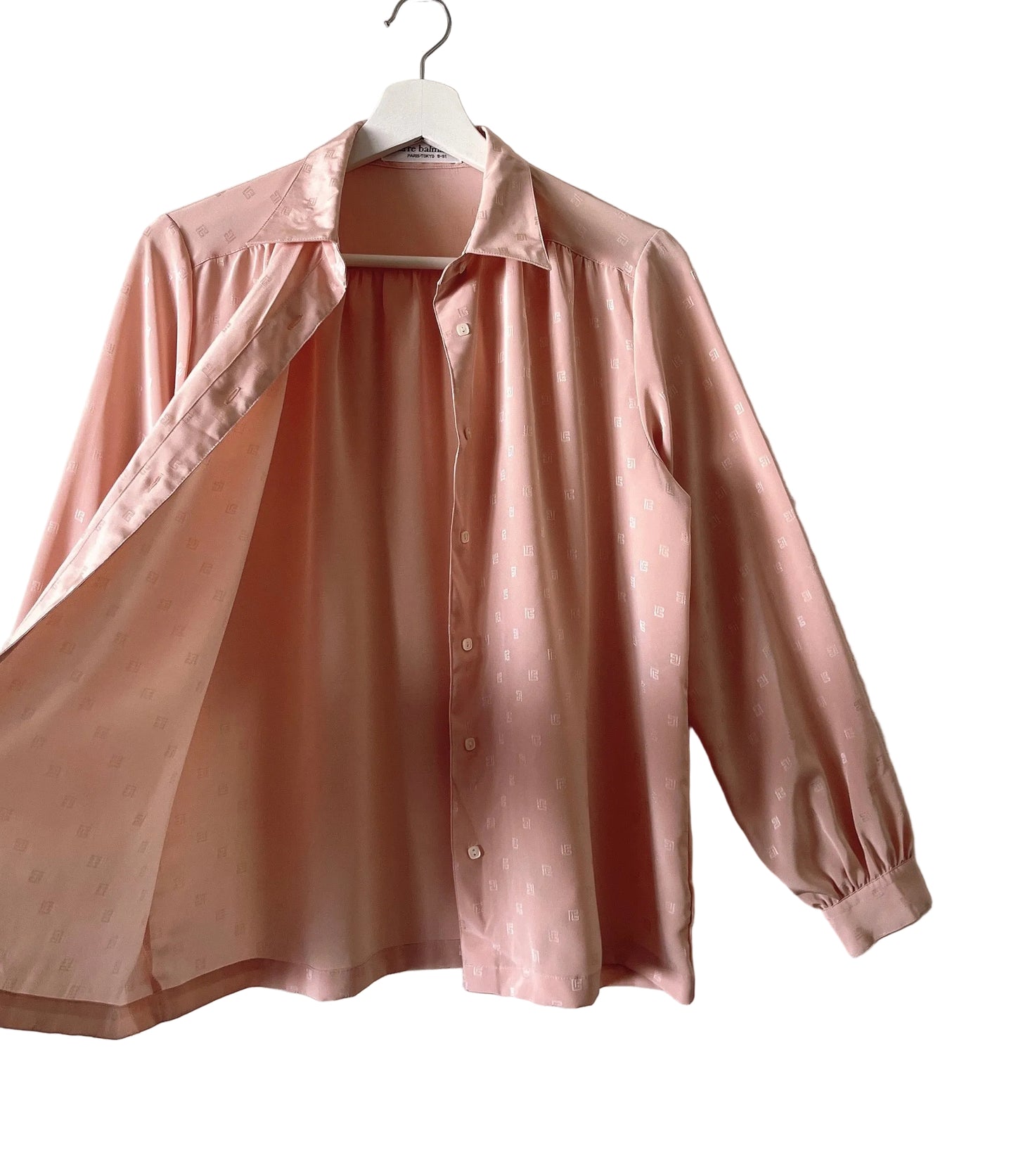 Pierre Balmain pink blouse