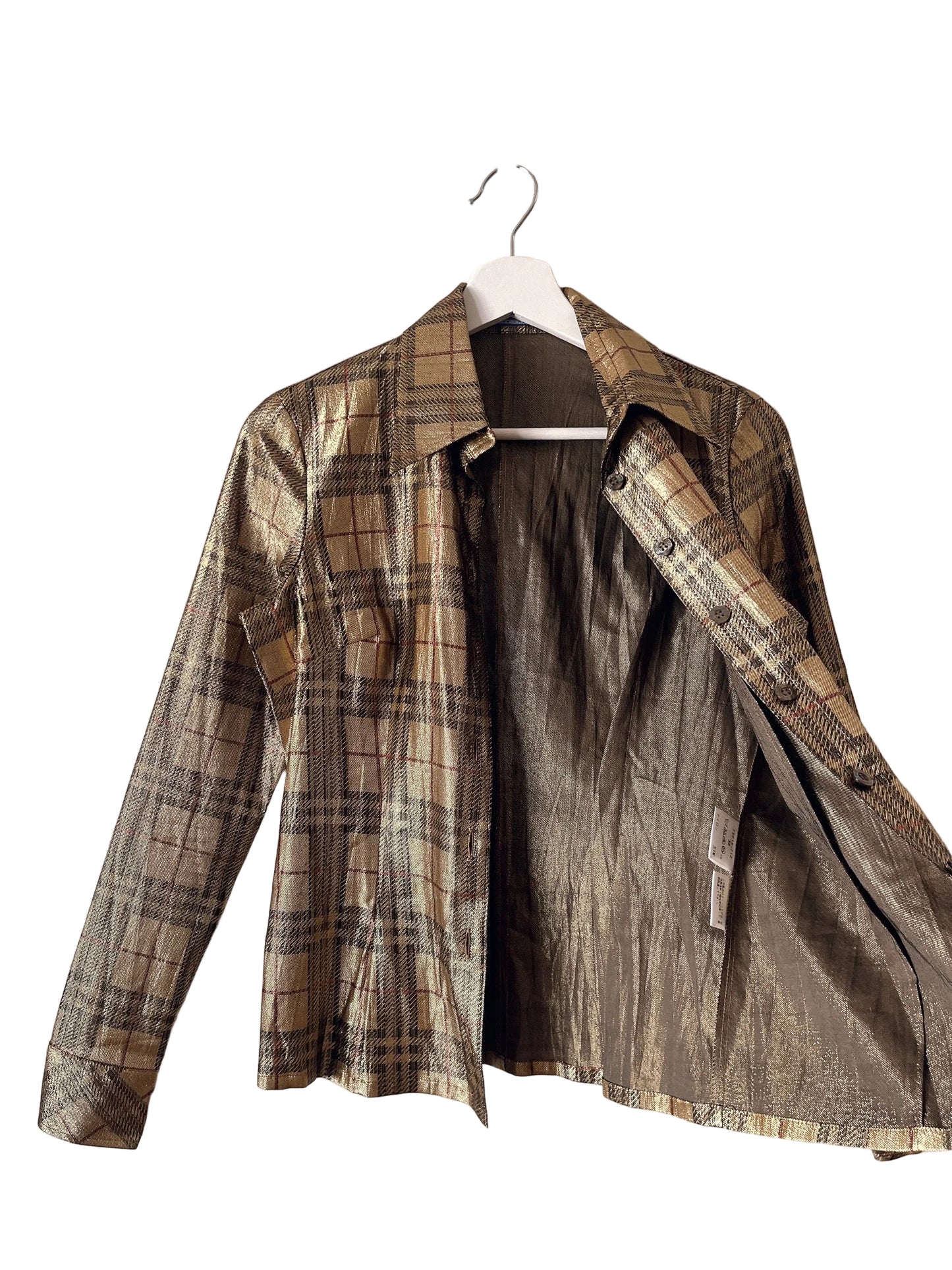 Burberrys golden check skirt