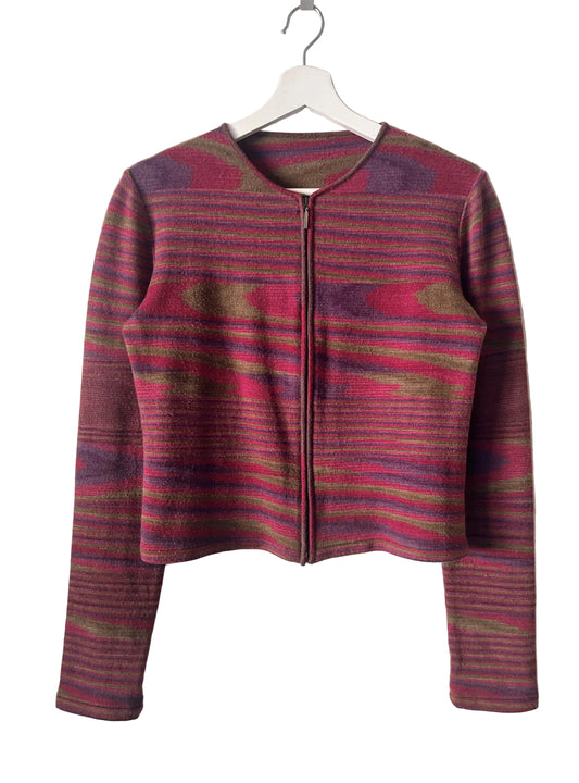 MISSONI zip-up knit tops