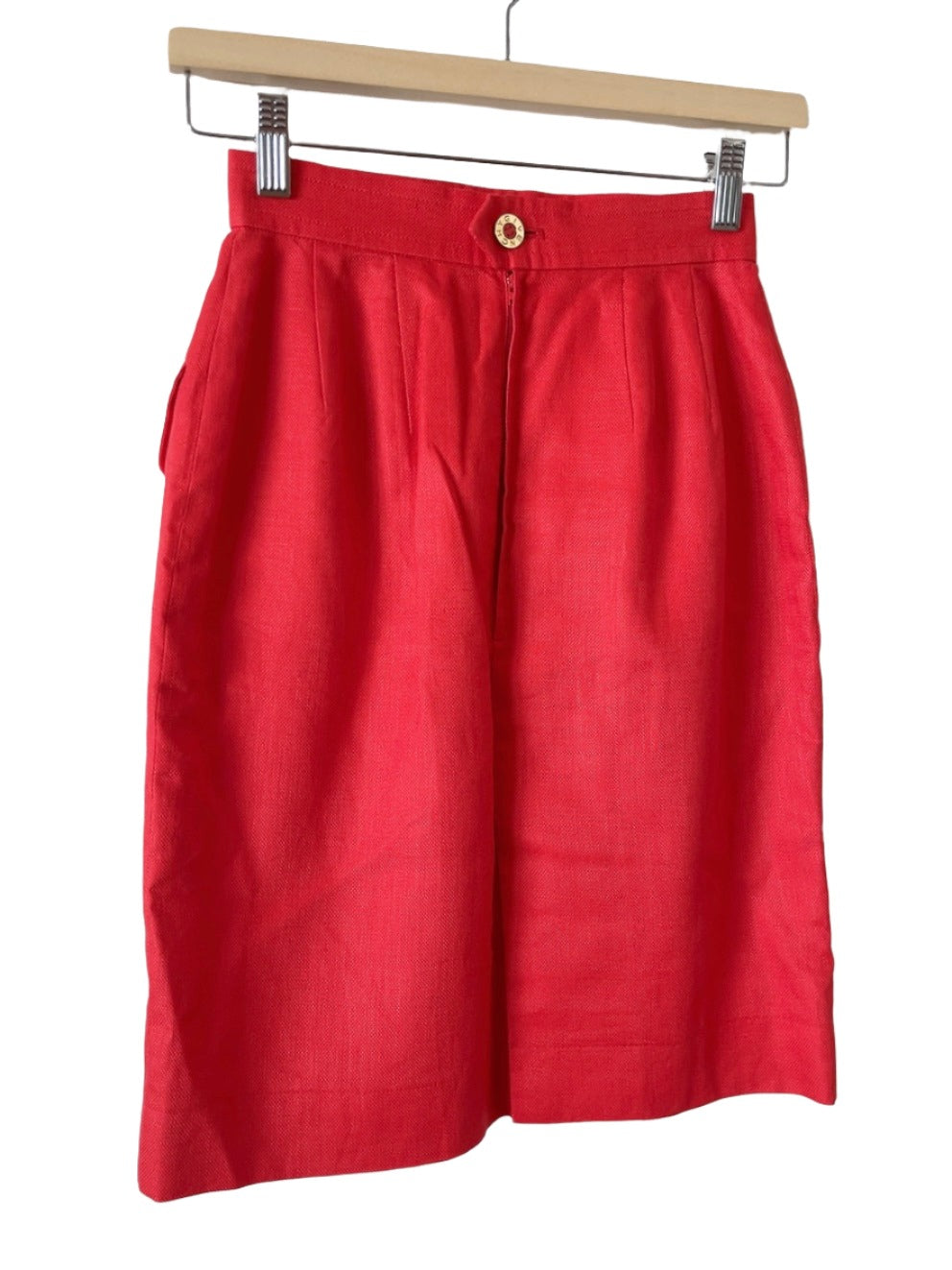 GIVENCHY vintage dead stock linen skirt