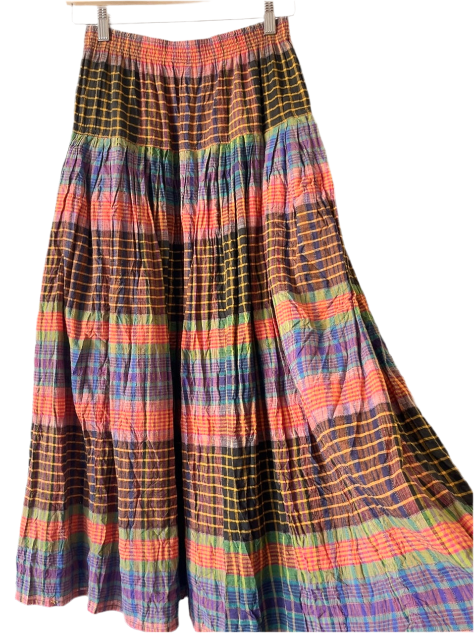 Liz sport cotton long flare skirt