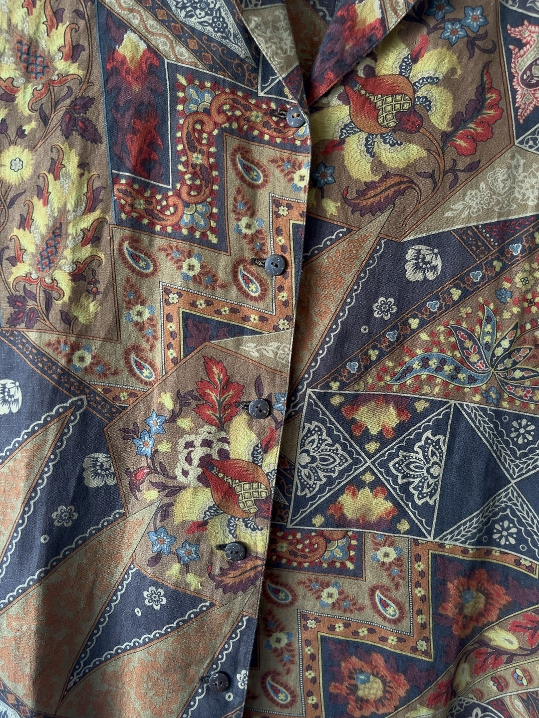 80s Burberrys linen shirt