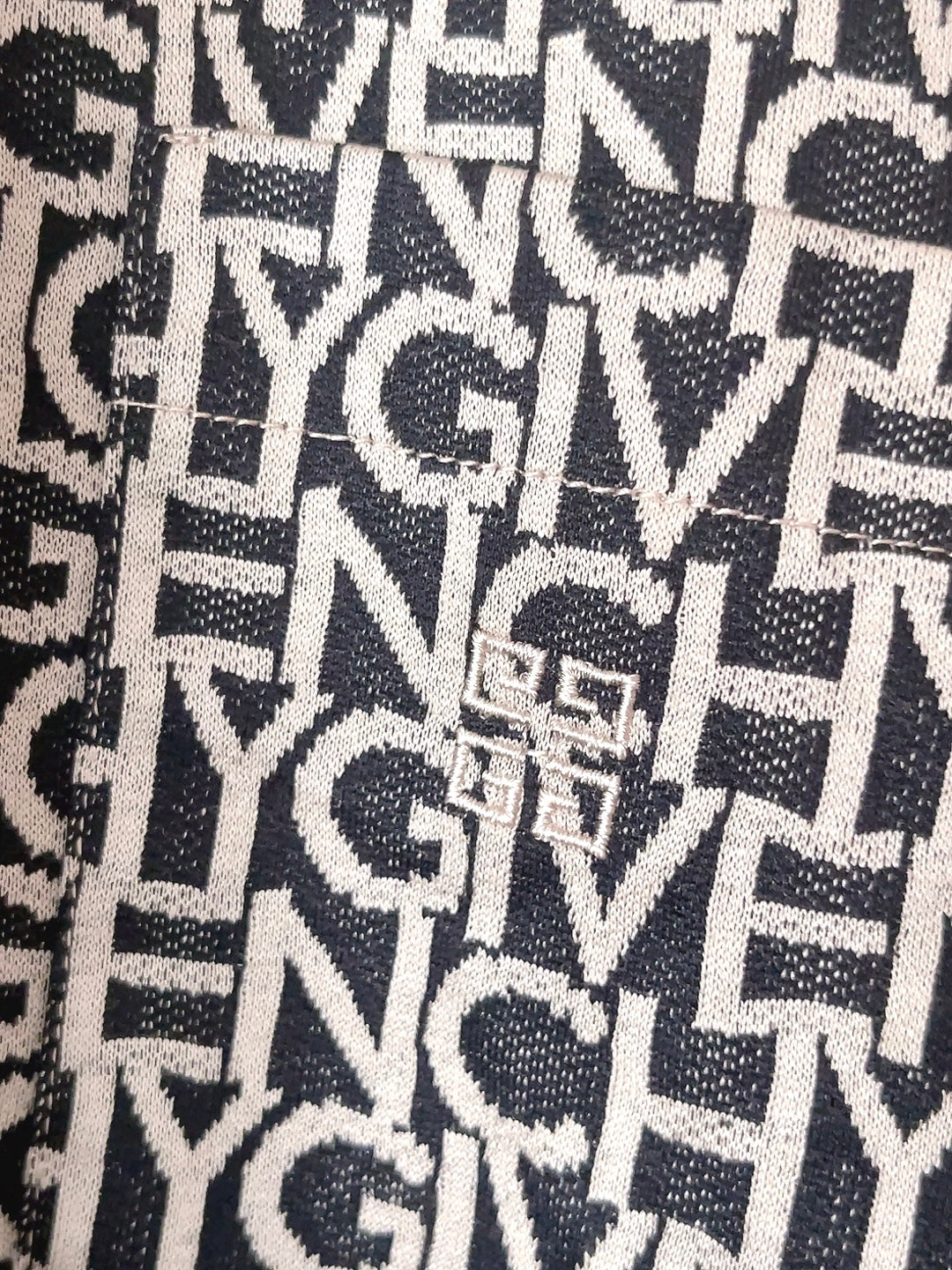GIVENCHY 80s Vintage monogram polo shirt